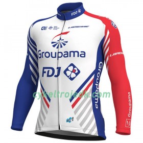 Cykeltrøje Langærmet 2018 FDJ N001 Langærmet
